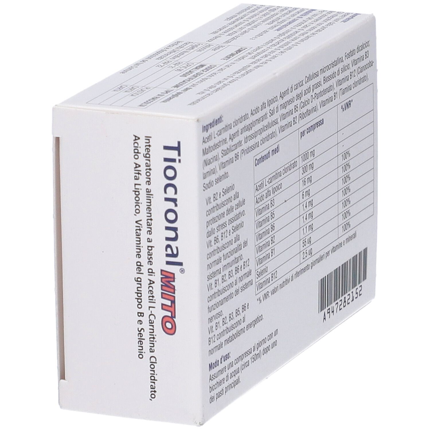 Tiocronal Mito 30 Compresse