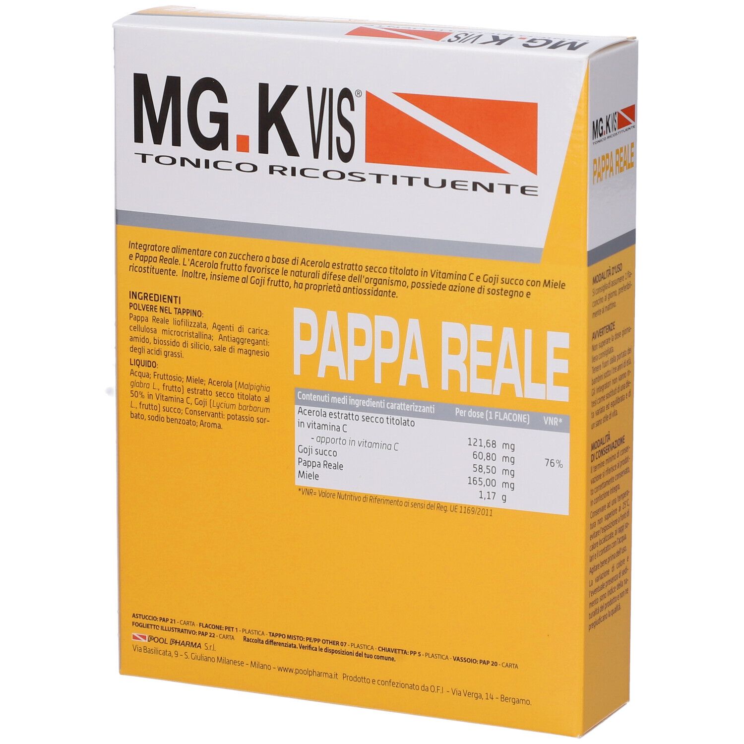 MG.K VIS Tonico Ricostituente Pappa Reale