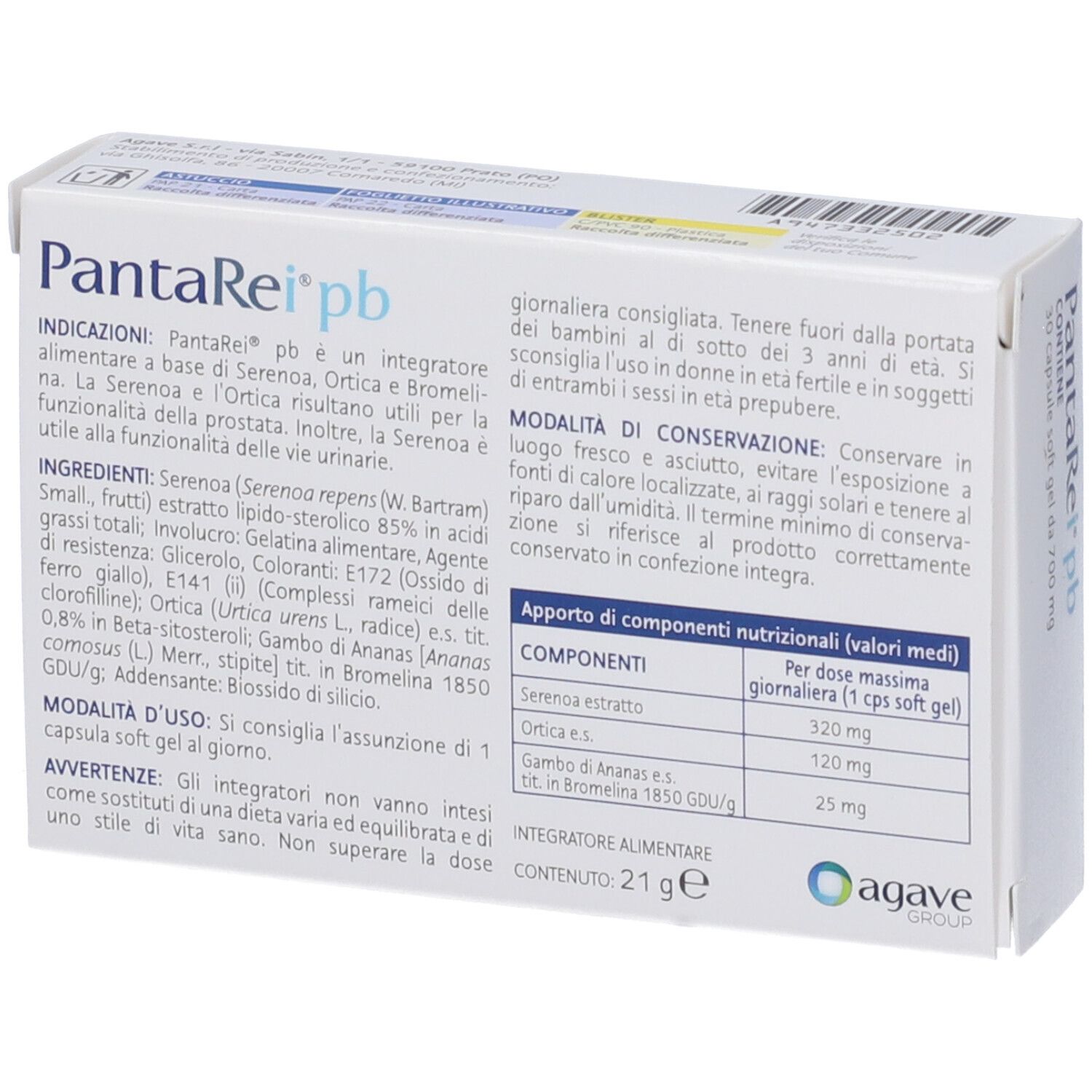 PantaRei pb Capsule Molli