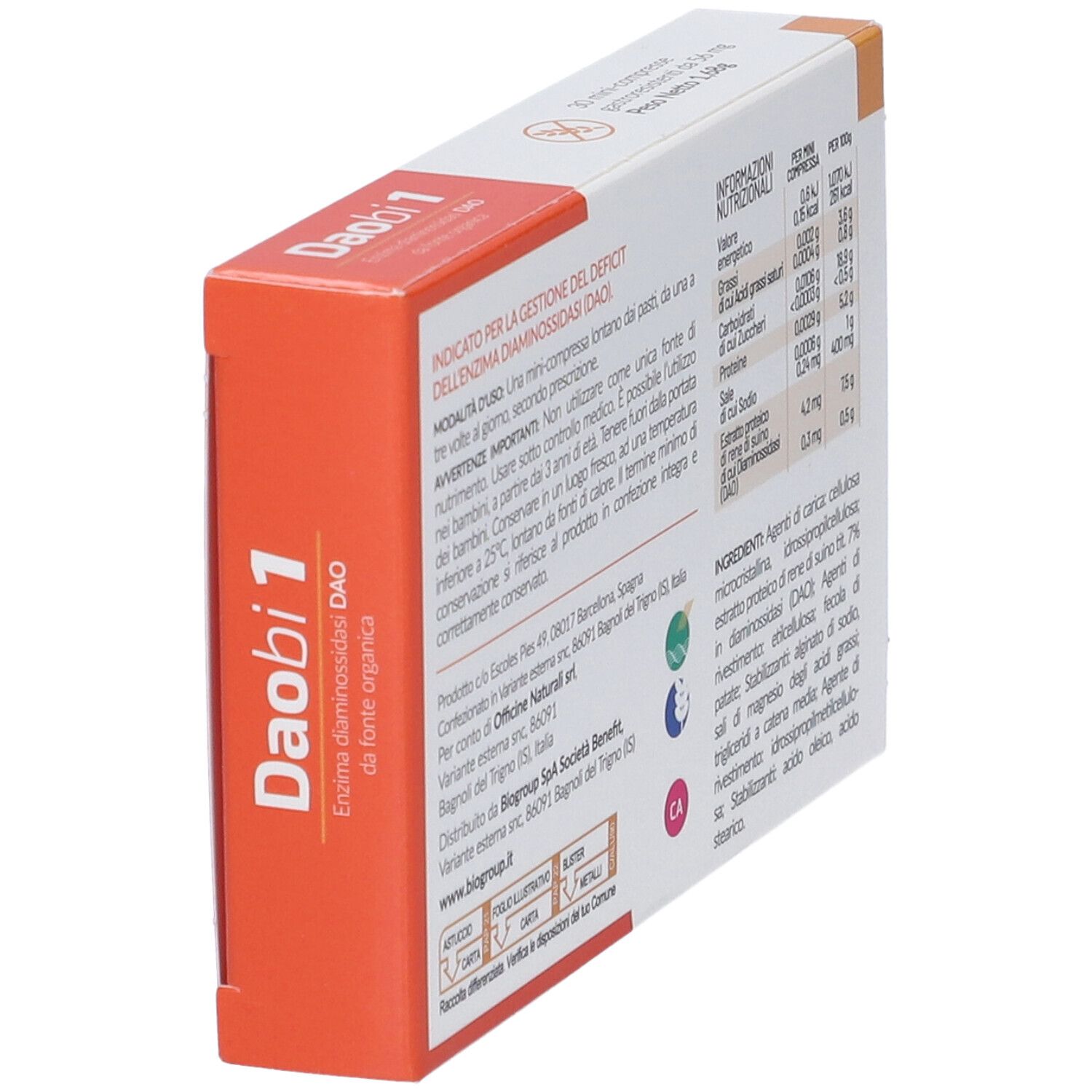 Daobi 1 30 Compresse Gastroresistenti