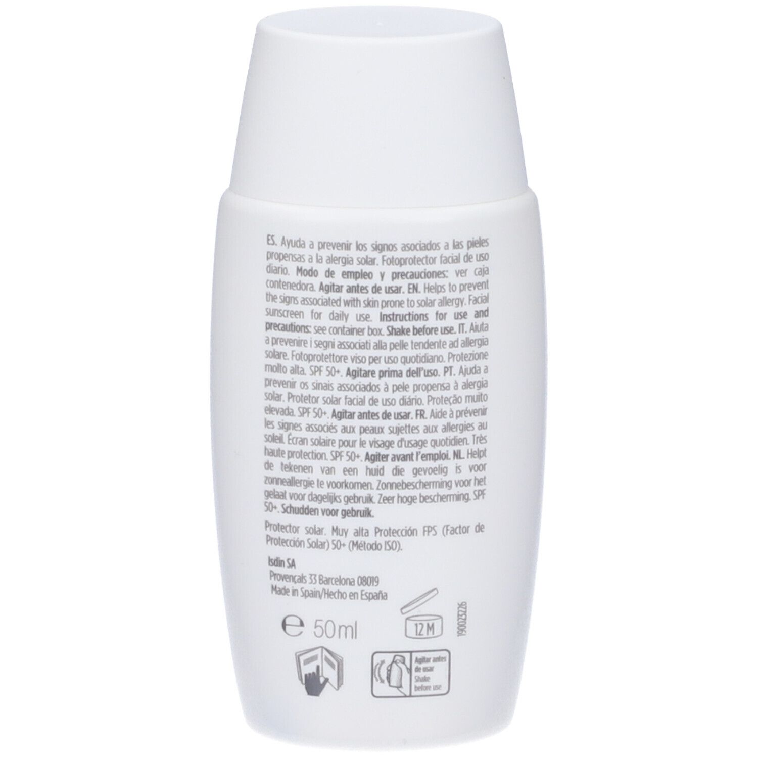 Fotoultra 100 Solar Allergy Protect Spf50+ 50 Ml
