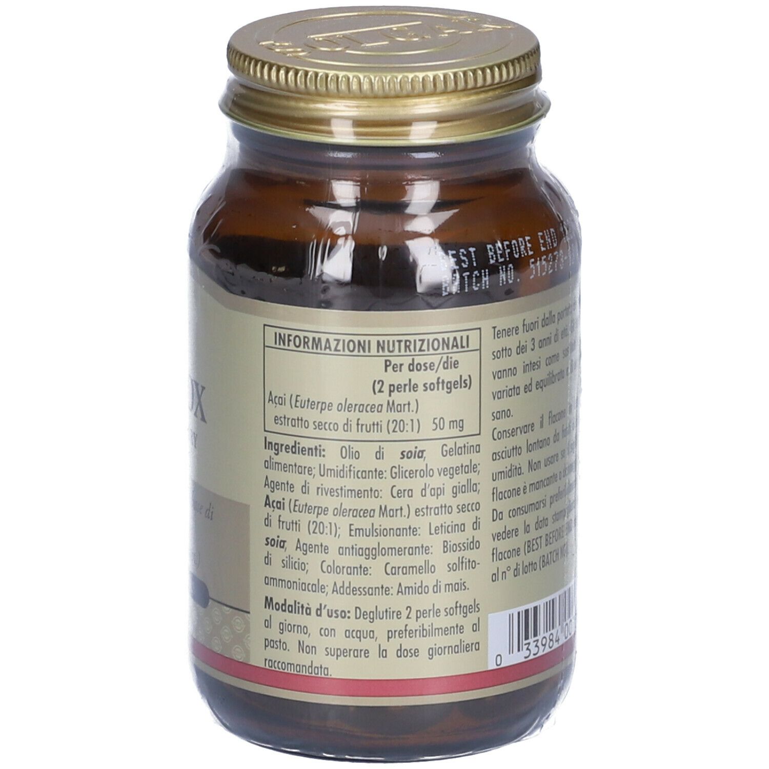 SOLGAR® Acai Rox Brazilian Berry