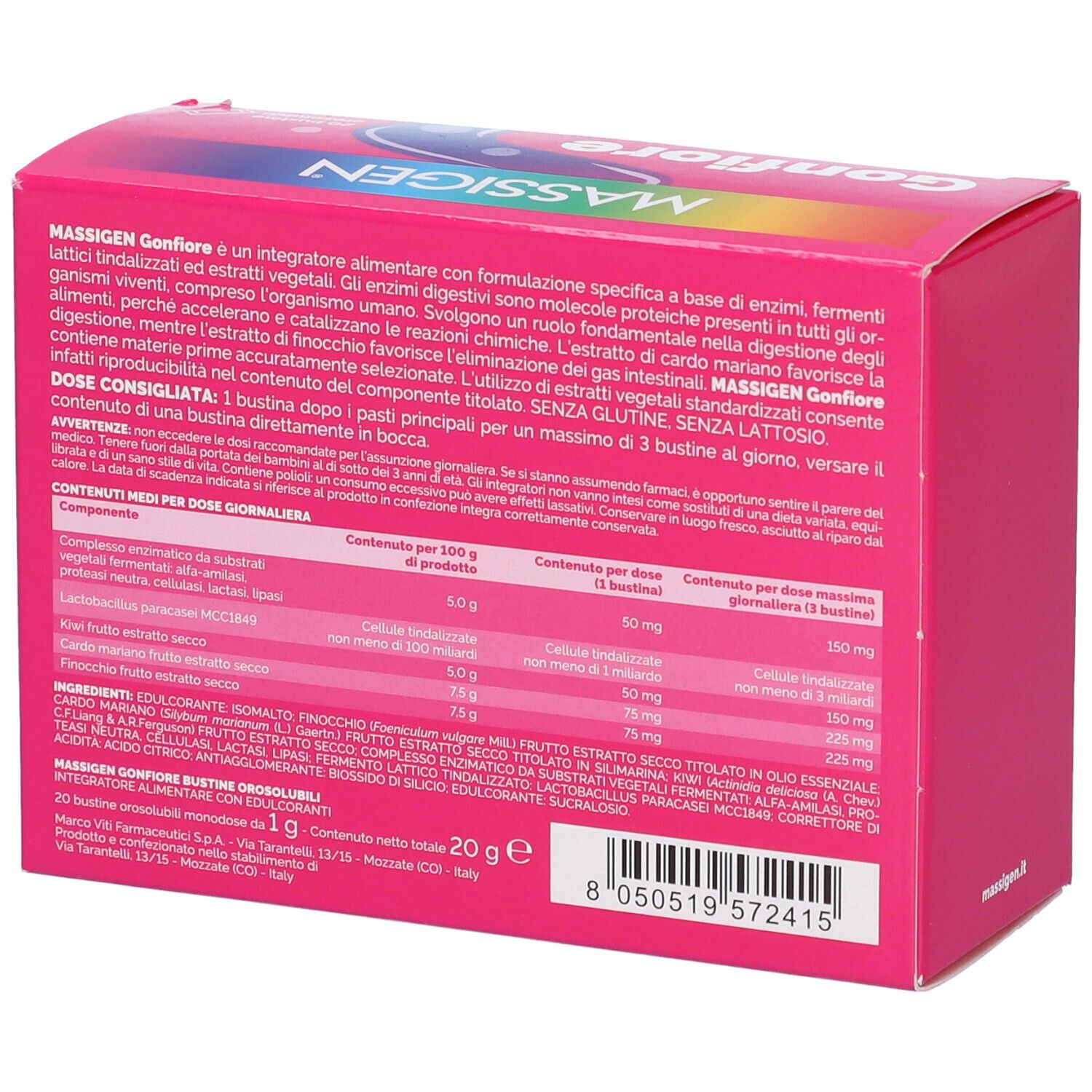 Massigen Gonfiore 20 Stick Pack