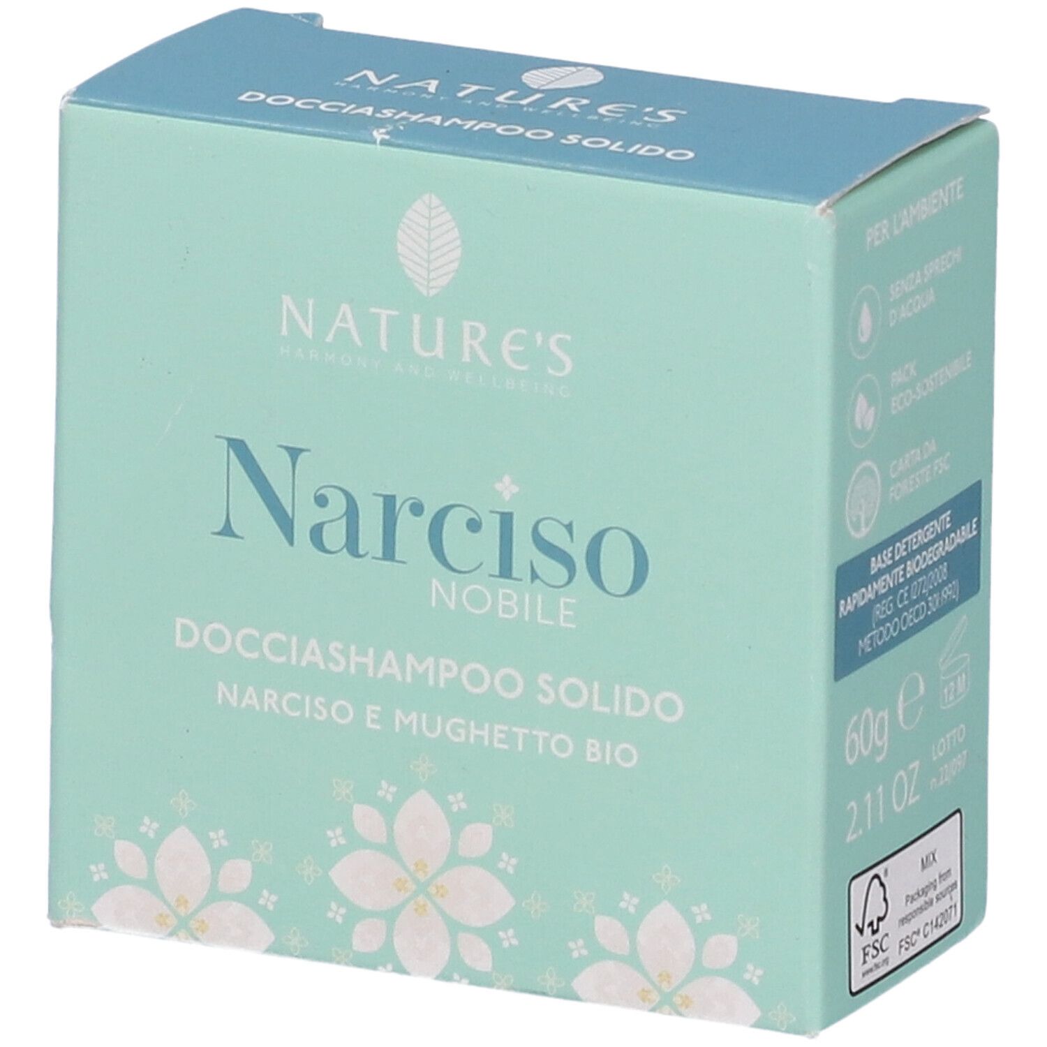 Nature'S'S Narciso Nobile Docciashampoo Solido 60 G Edizione Limitata