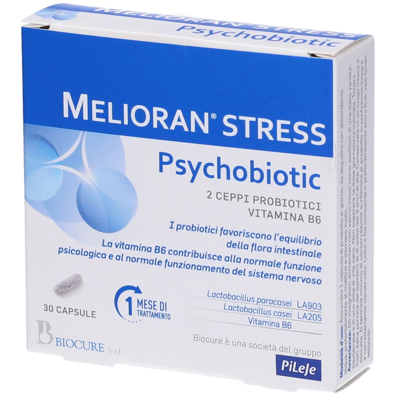 Biocure Melioran Stress Psychobiotic Capsule