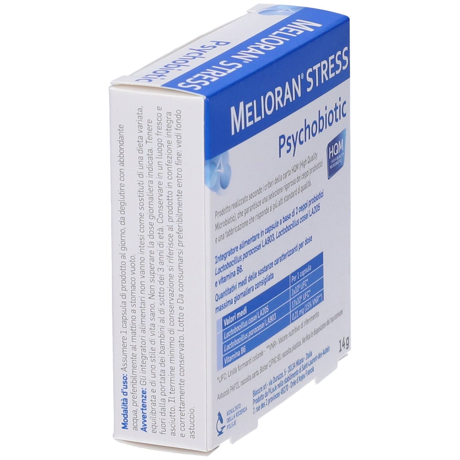 Biocure Melioran Stress Psychobiotic Capsule