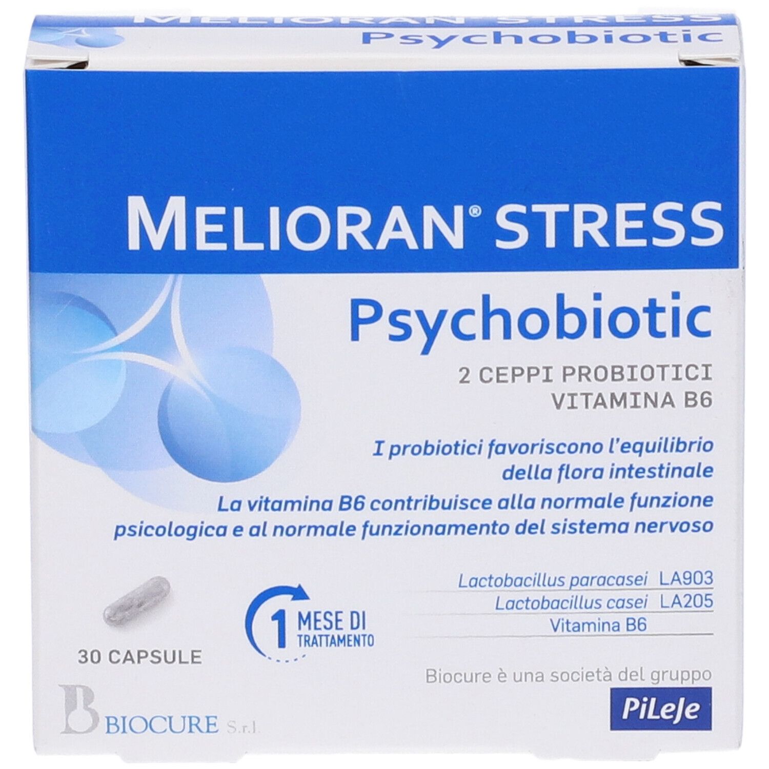 Biocure Melioran Stress Psychobiotic Capsule