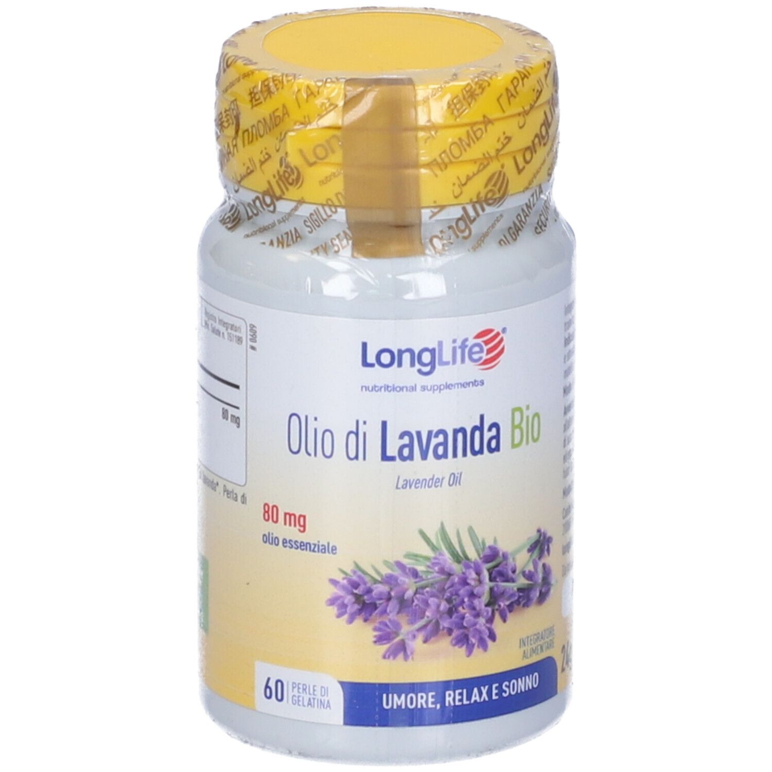 LongLife® Olio di Lavanda Bio 4,8 g