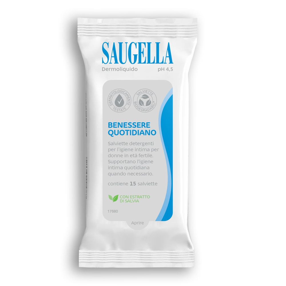 Saugella Dermoliquido Salviette Intime