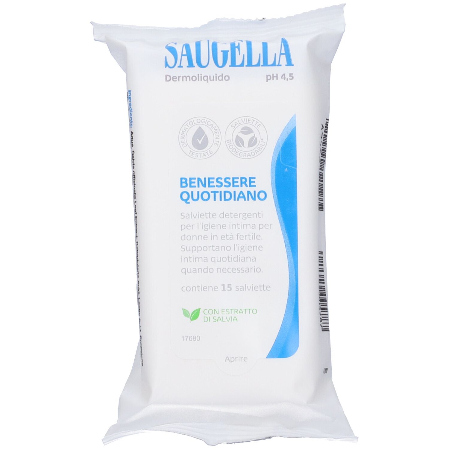Saugella Dermoliquido Salviette Intime