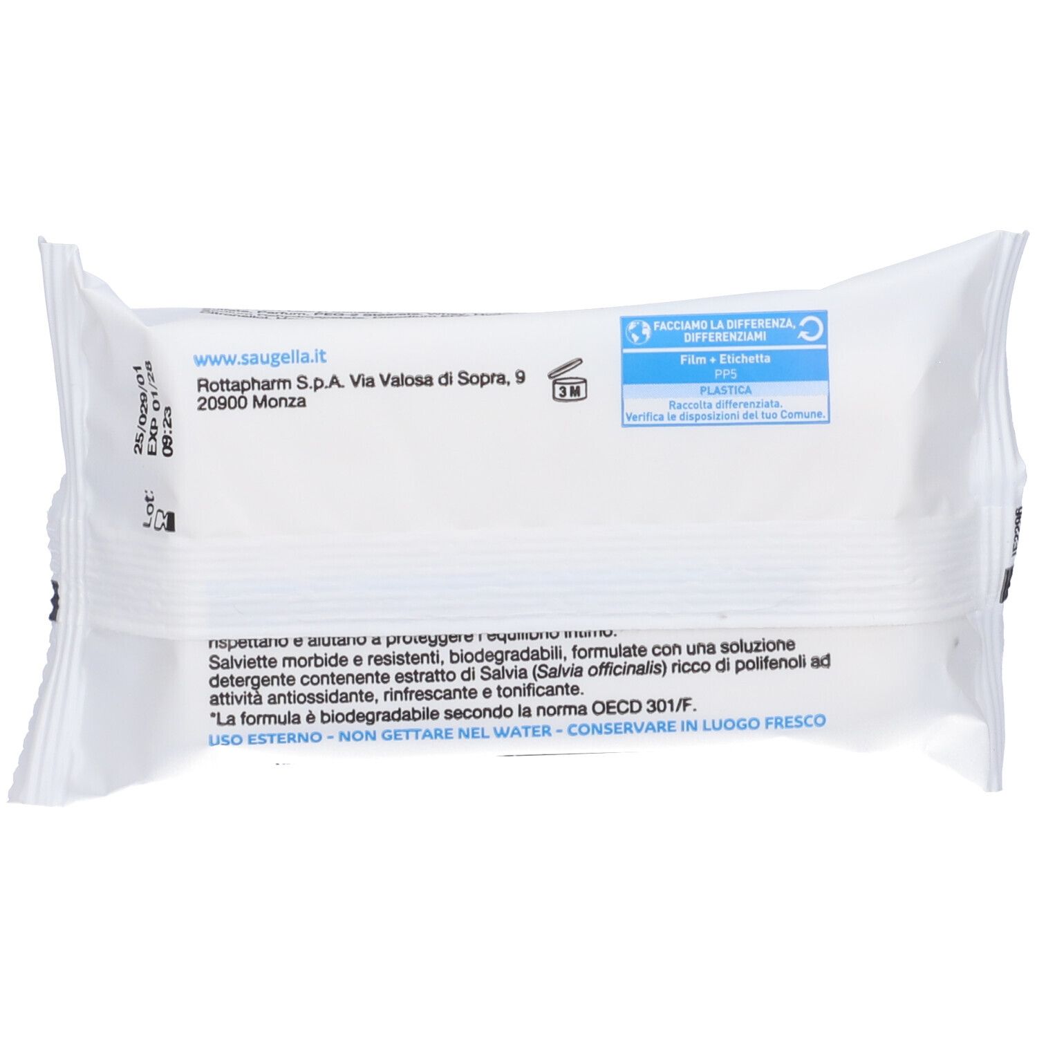 Saugella Dermoliquido Salviette Intime