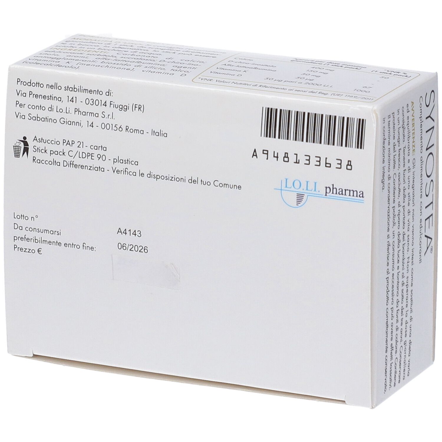 Synostea 20 Stick Pack