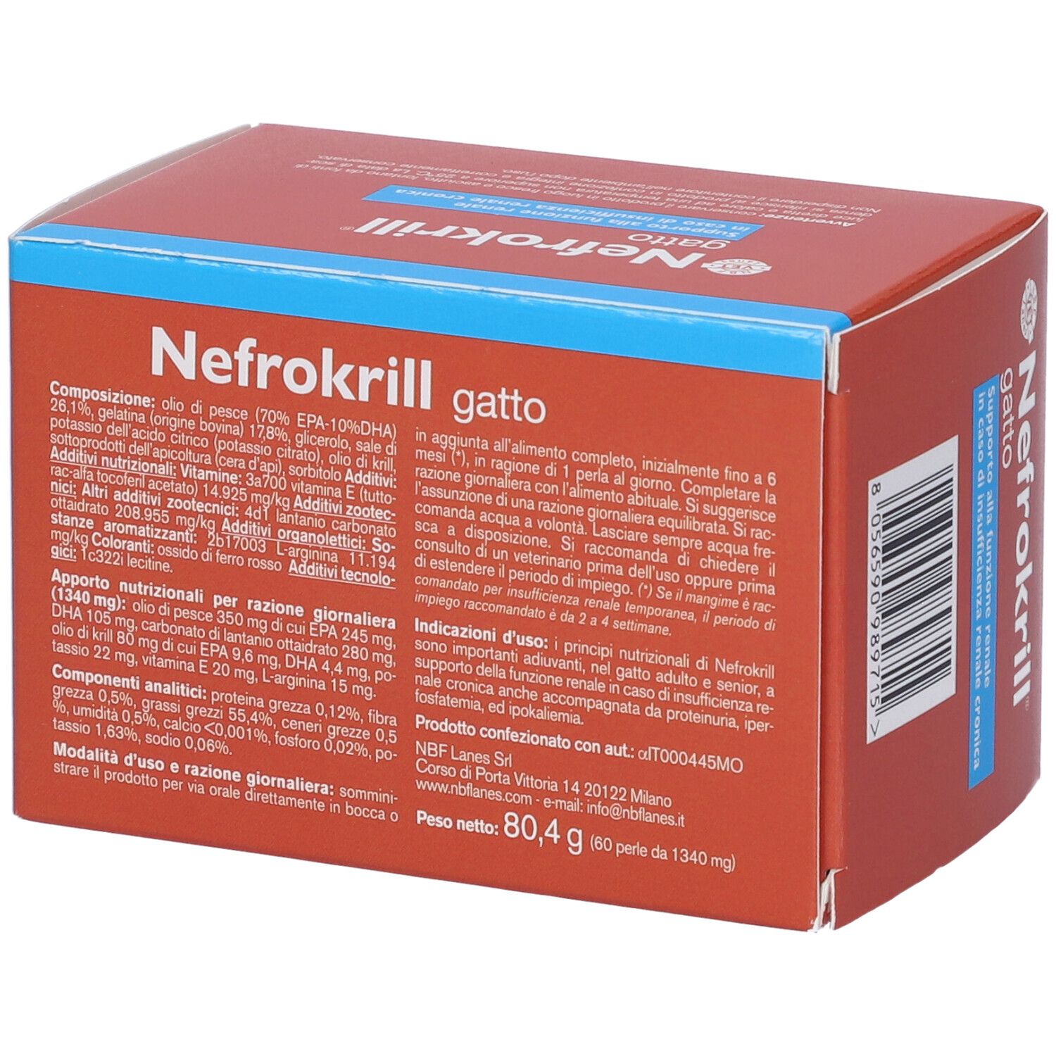 Nefrokrill Gatto 60 Perle