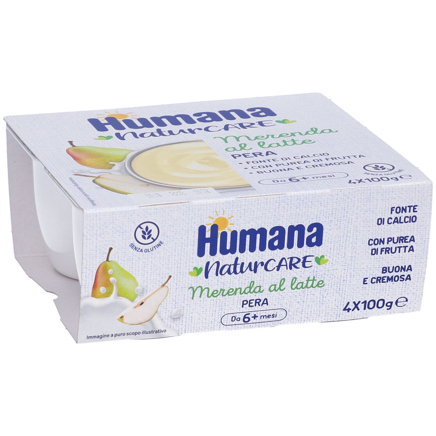 Humana Merenda Al Latte Pera