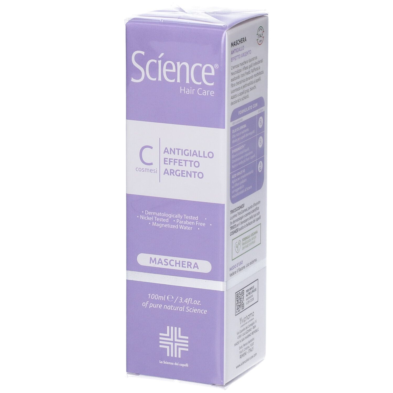 Science Hair Care Maschera Antigiallo 100ml