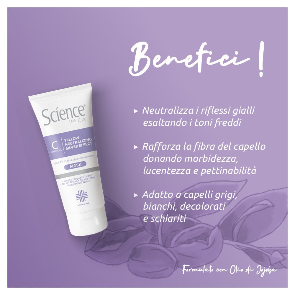 Science Hair Care Maschera Antigiallo 100ml