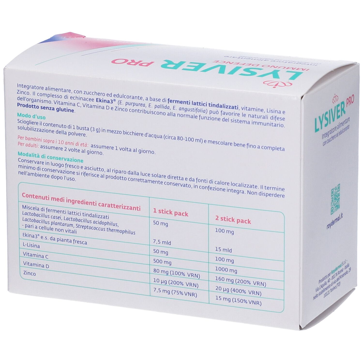 Lysiver Pro Immuno Defence 24 Stickpack