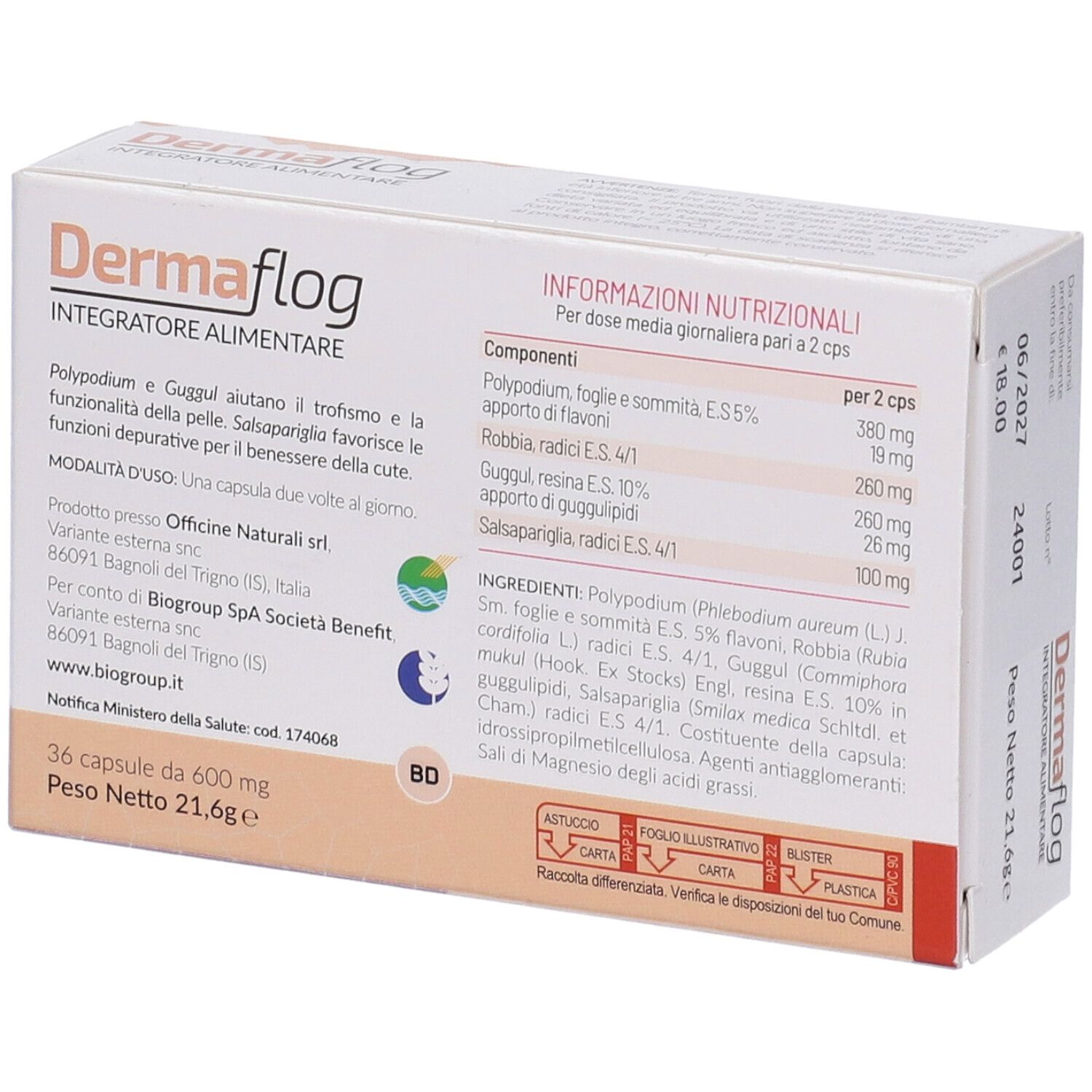 Dermaflog 36 Capsule