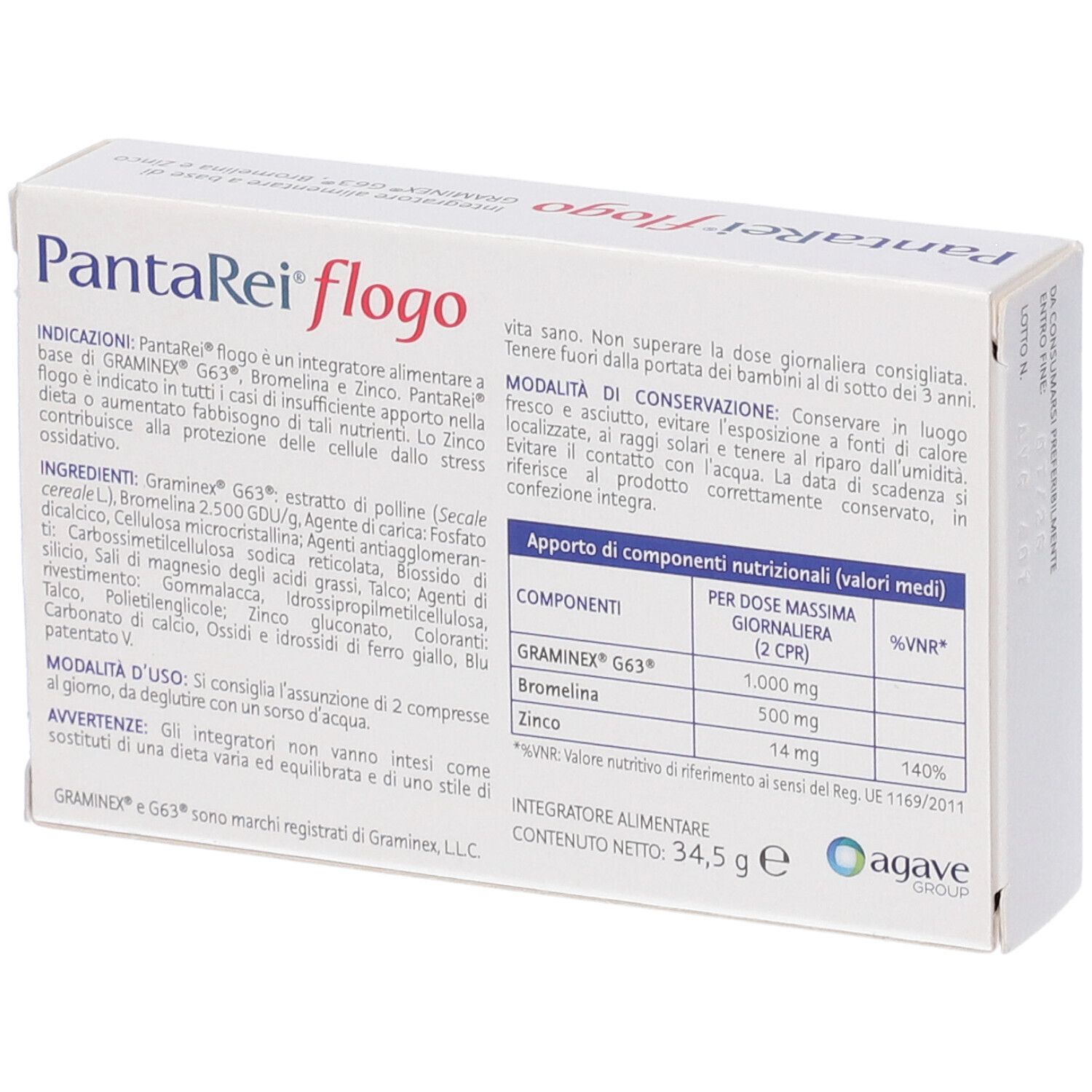 Pantarei Flogo 30 Compresse