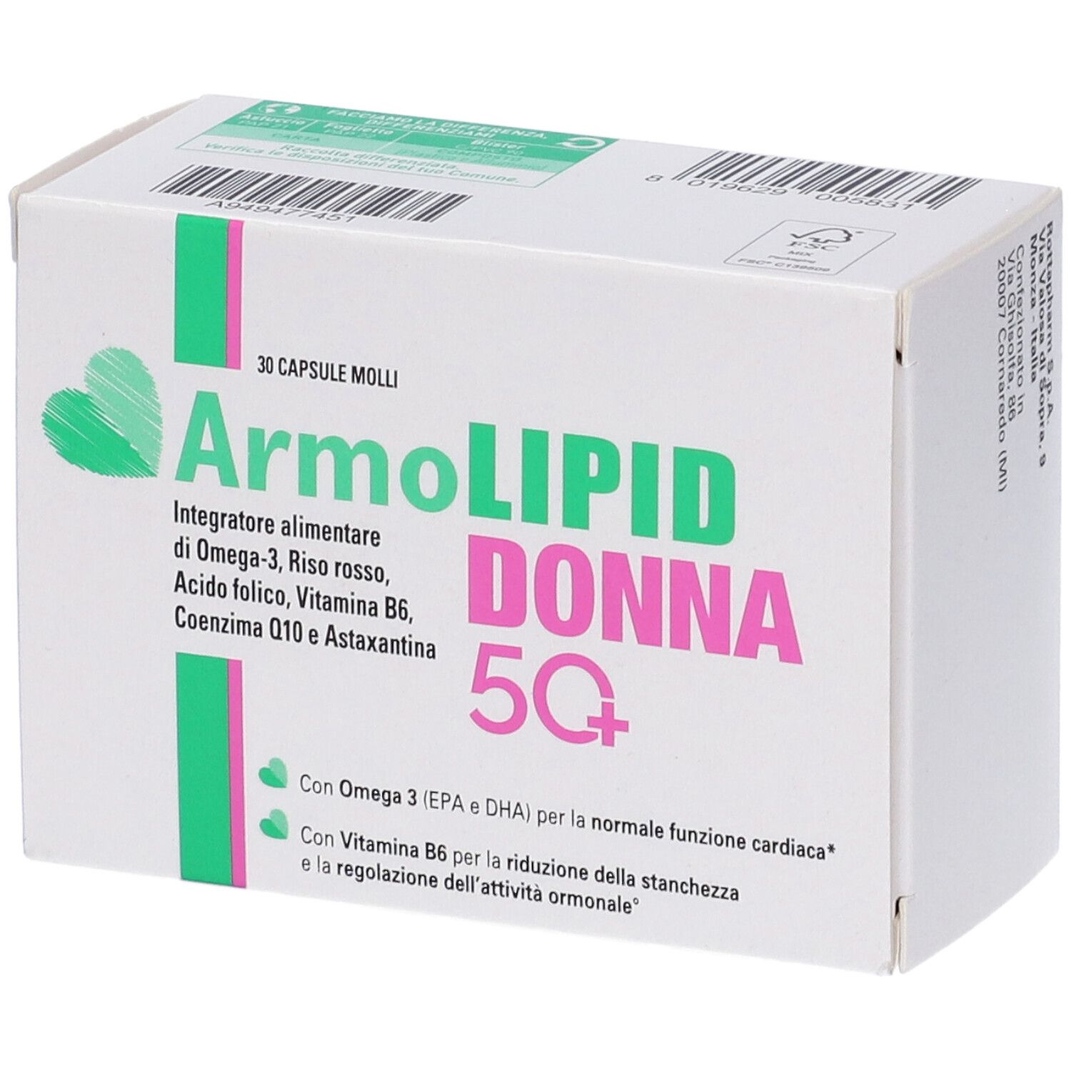 Armolipid Donna 50+ Capsule Molli