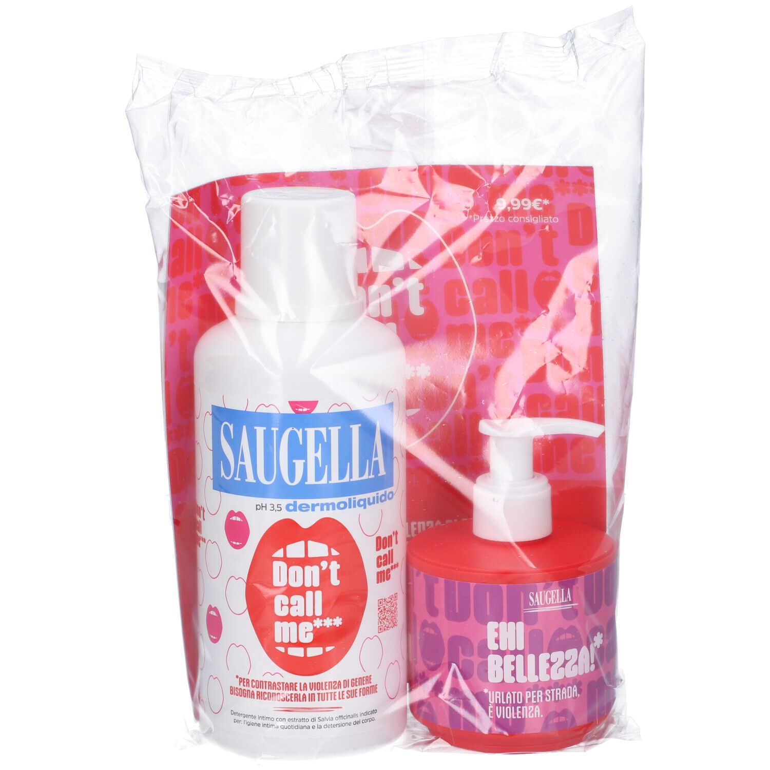 Saugella pH3,5 Dermoliquido 500ml Edizione Speciale Don´t call me*** con Minisize 150ml in Omaggio
