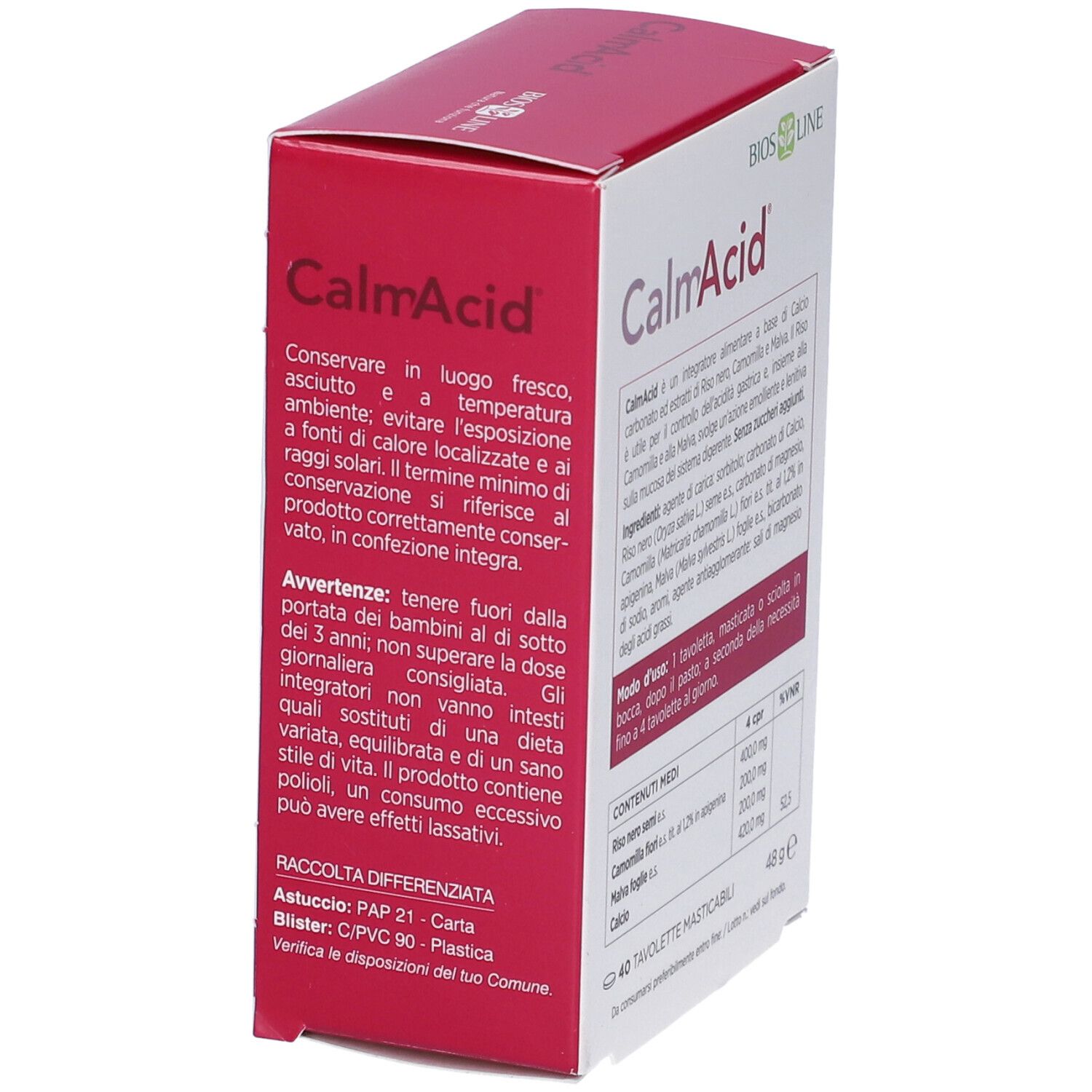 Calmacid 40 Tavolette Masticabili