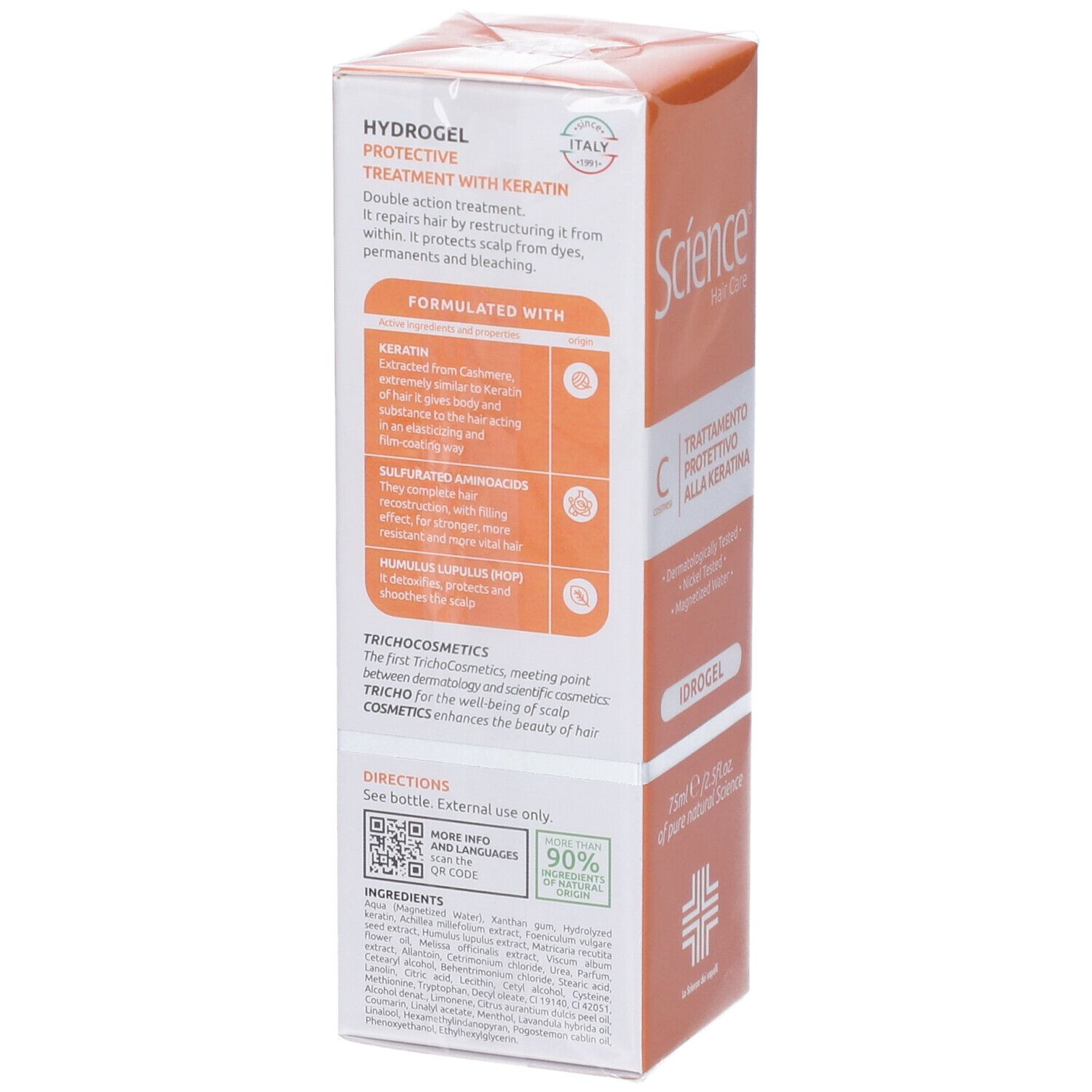 Science Hair Care Idrogel Protettivo alla Keratina 75ml