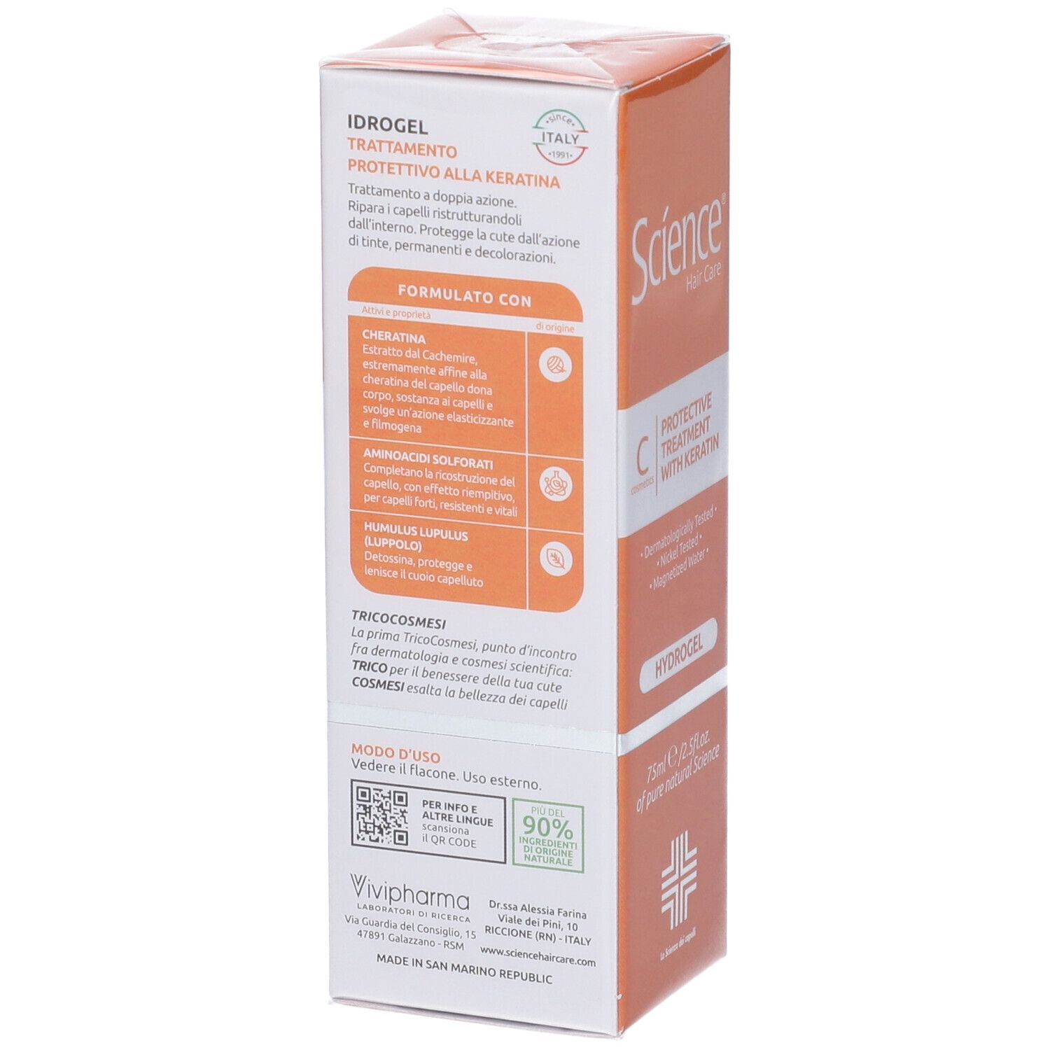 Science Hair Care Idrogel Protettivo alla Keratina 75ml