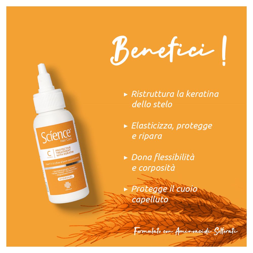 Science Hair Care Idrogel Protettivo alla Keratina 75ml