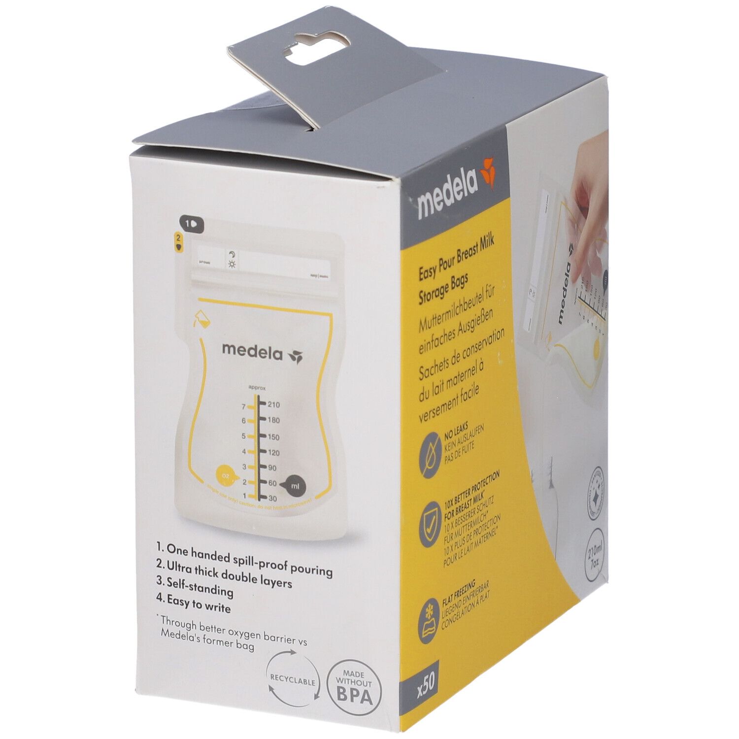 Easy Pour Sacca Conservazione Latte Materno 50 Pezzi