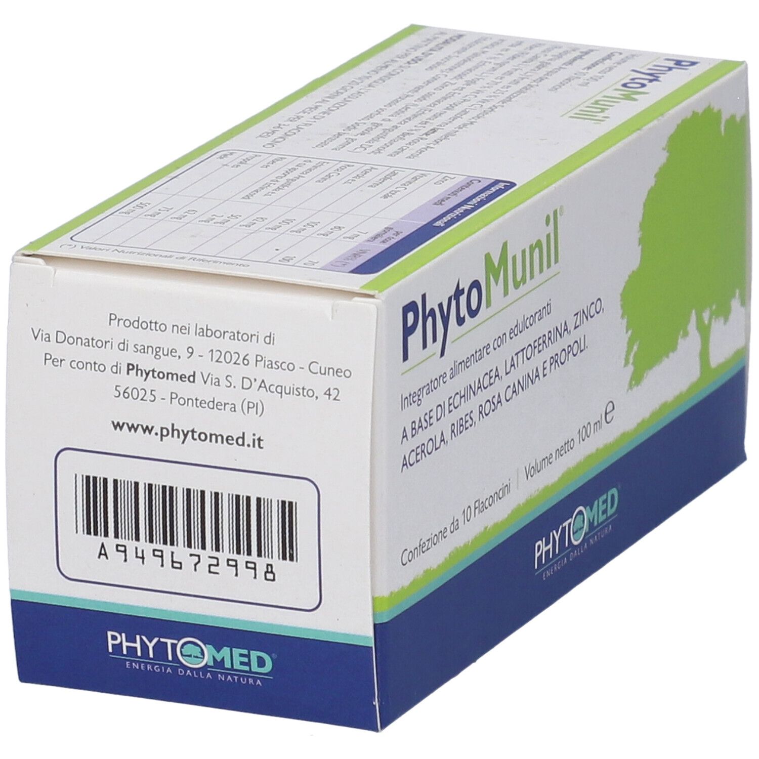 Phytomunil 10 Flaconcini Da 10 Ml Nuova Formulazione