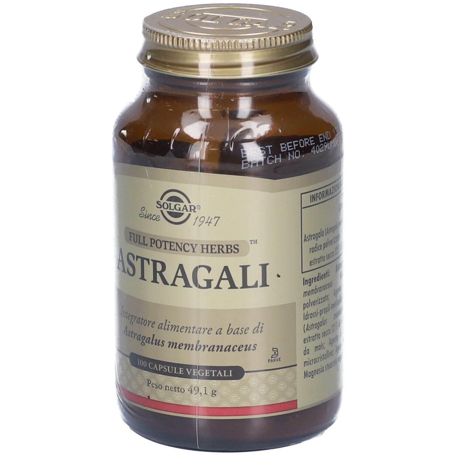 Astragali 100 Capsule Vegetali