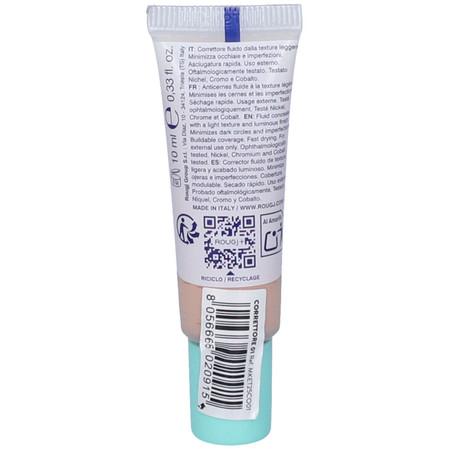 Rougj Étoile Correttore Fluido Luminoso con Vitamina C Tonalità 01