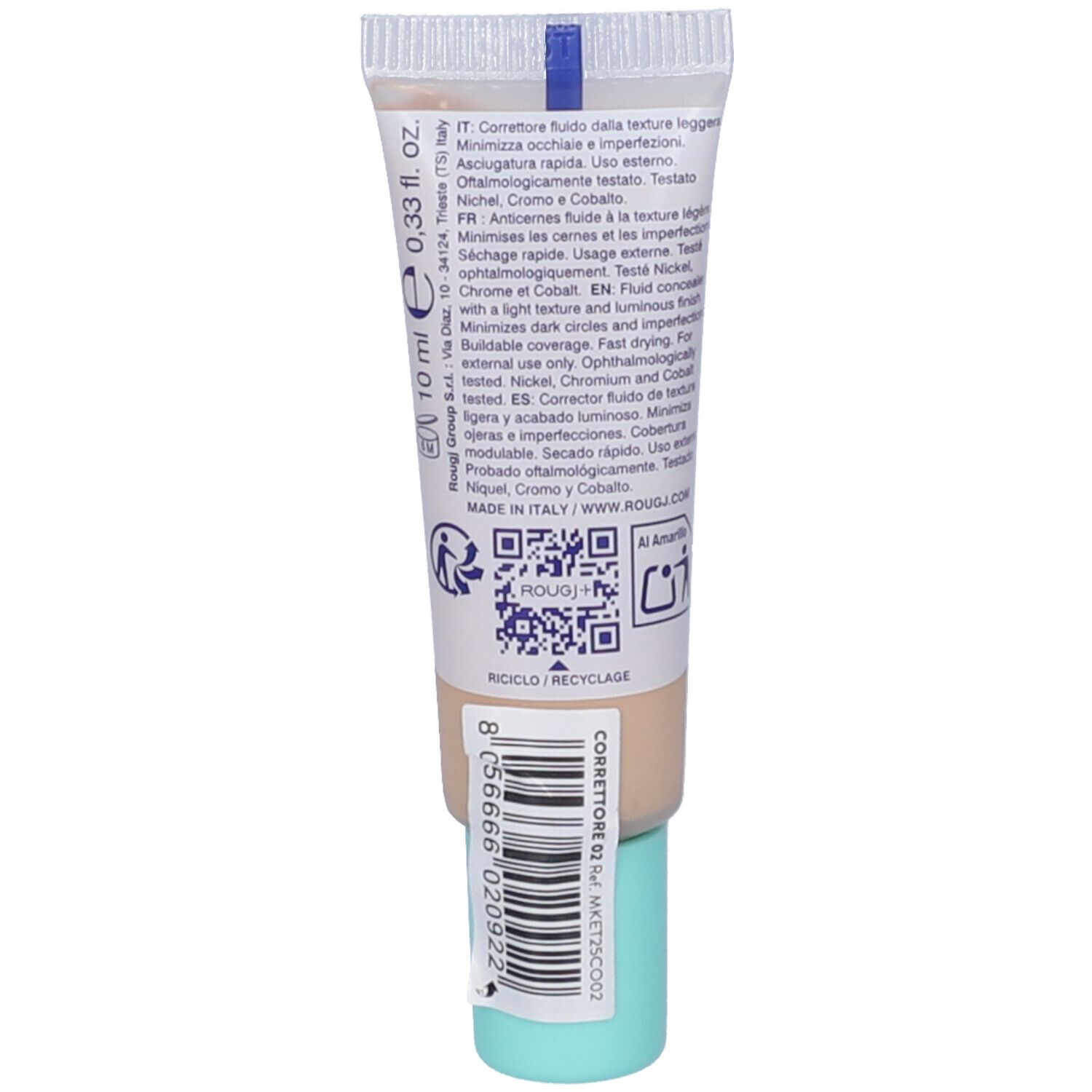 Rougj Étoile Correttore Fluido Luminoso con Vitamina C Tonalità 02