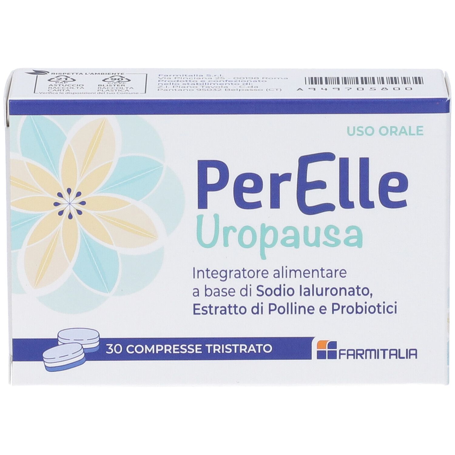 Perelle Uropausa Compresse Tristrato