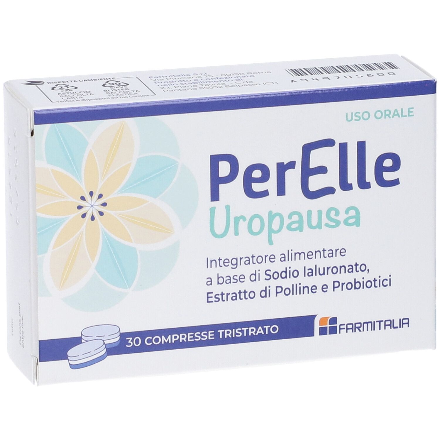 Perelle Uropausa Compresse Tristrato