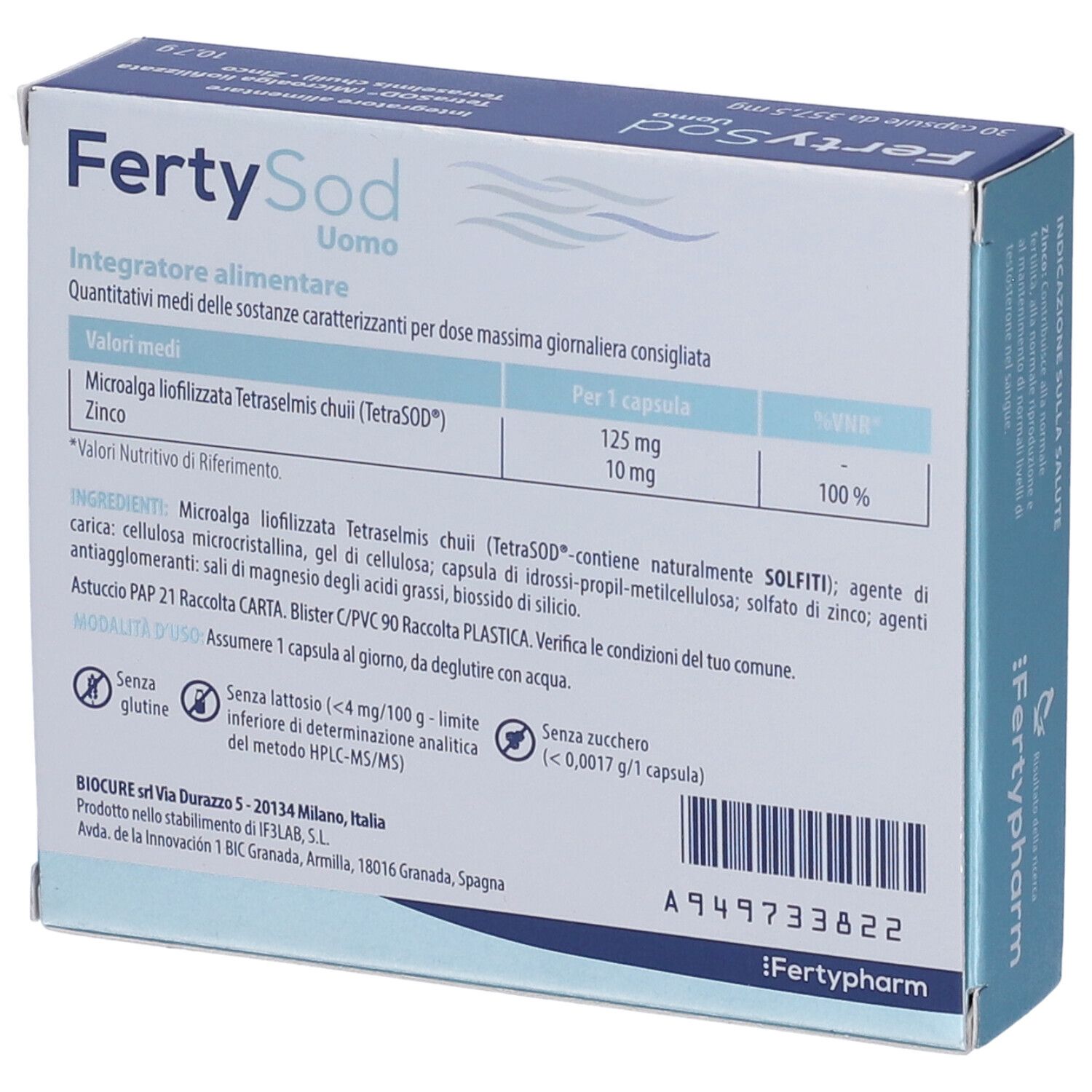 Fertysod Uomo 30 Capsule