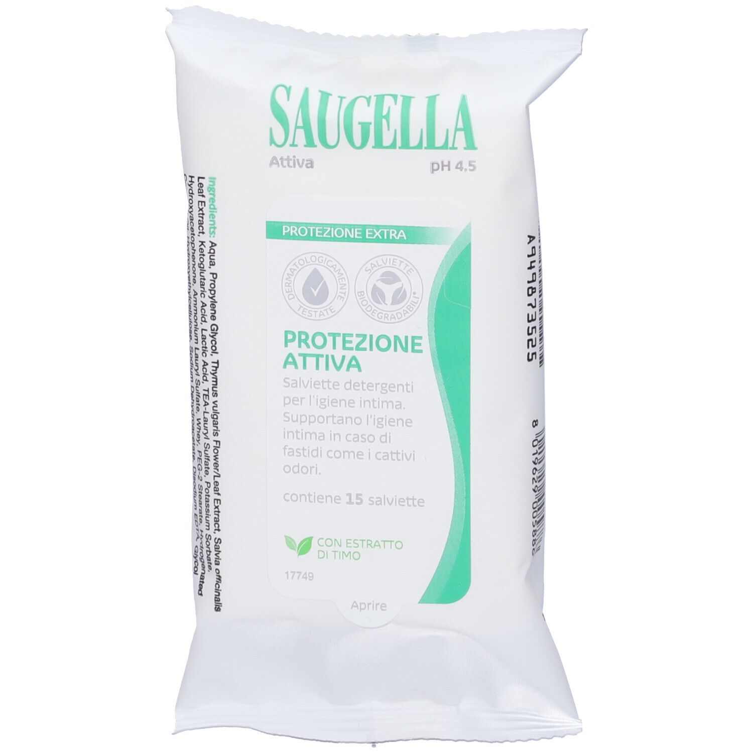 Saugella Attiva Salviettine