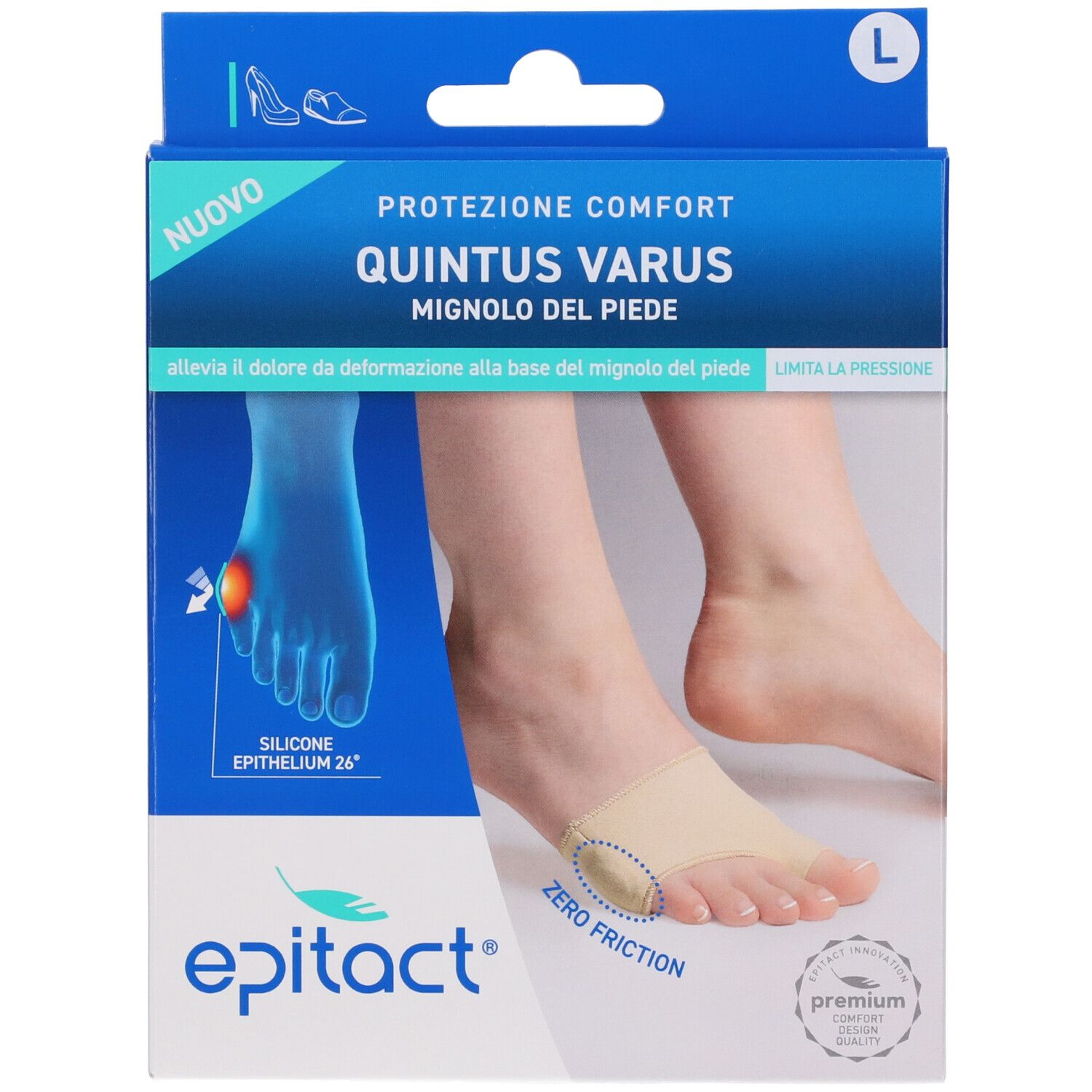 Epitact Quintus Varus Protezione Comfort per Piedi Taglia L