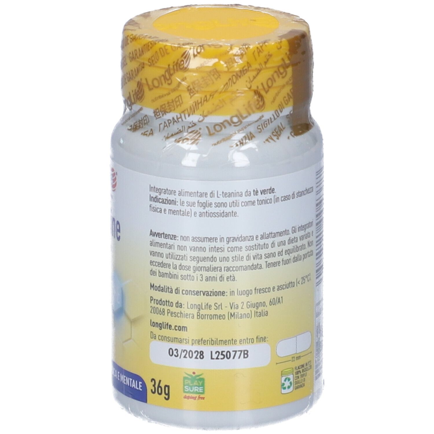 LongLife L-Theanine Capsule