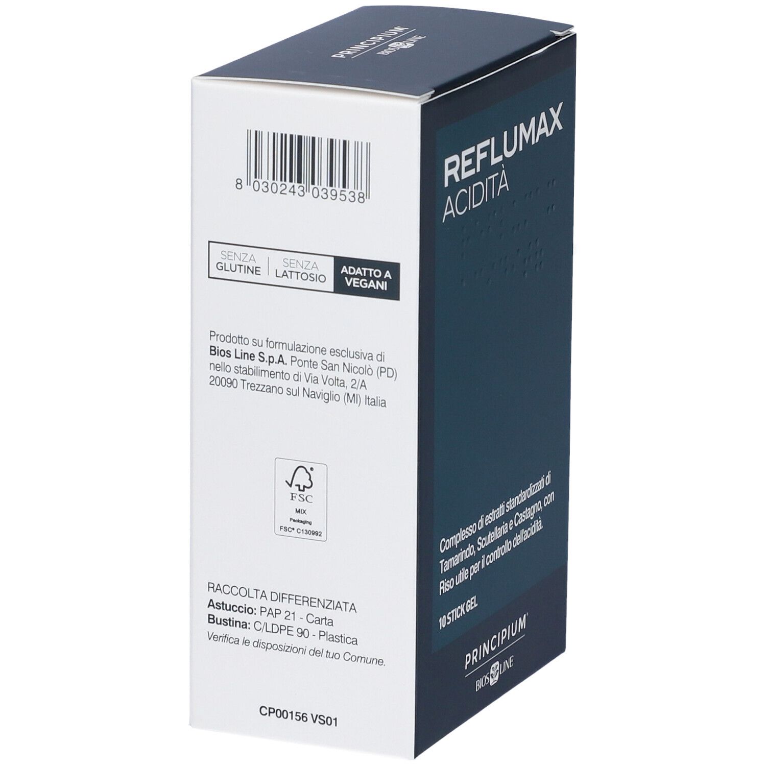 Bios Line Principium Reflumax Aciditá Stick Orali
