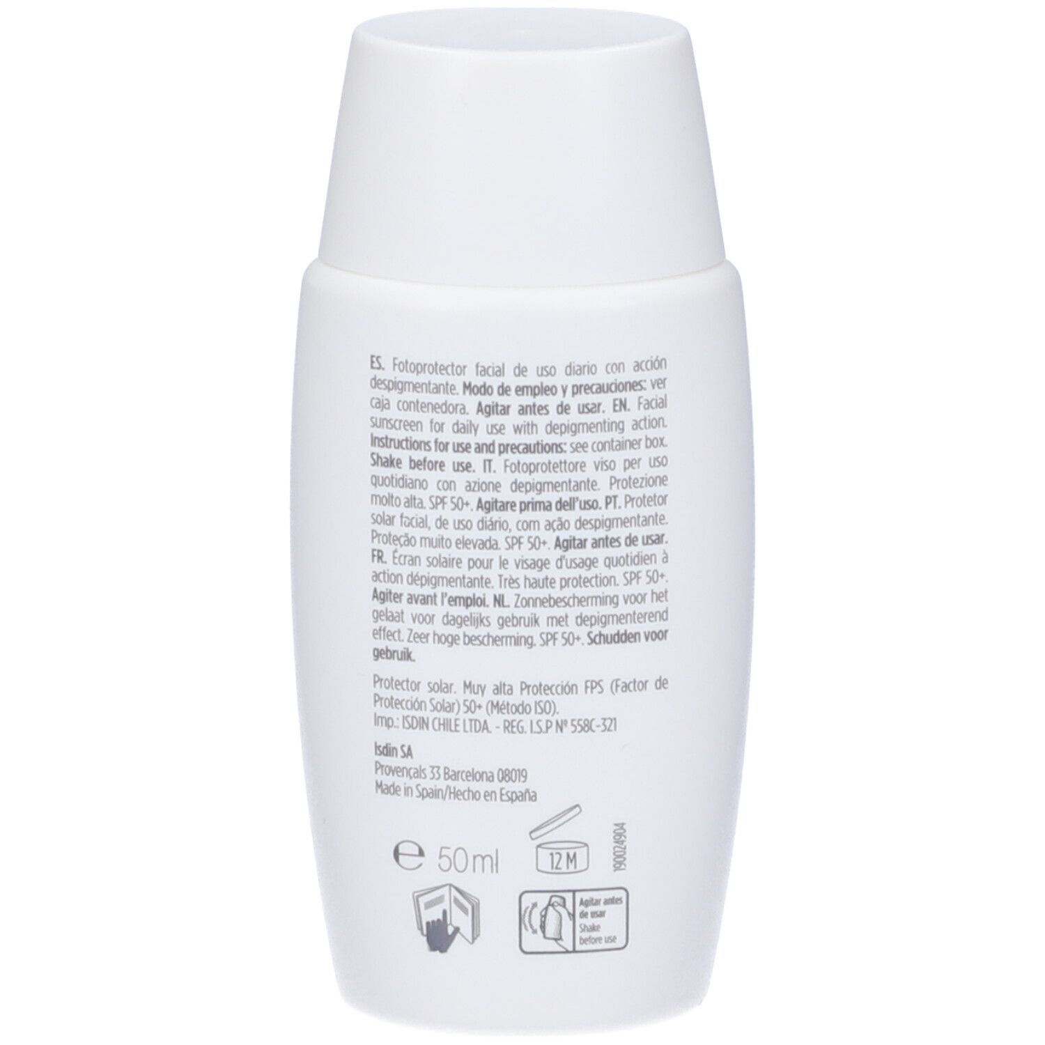 ISDIN Fotoultra 100 Active Unify Crema Depigmentante SPF 50+