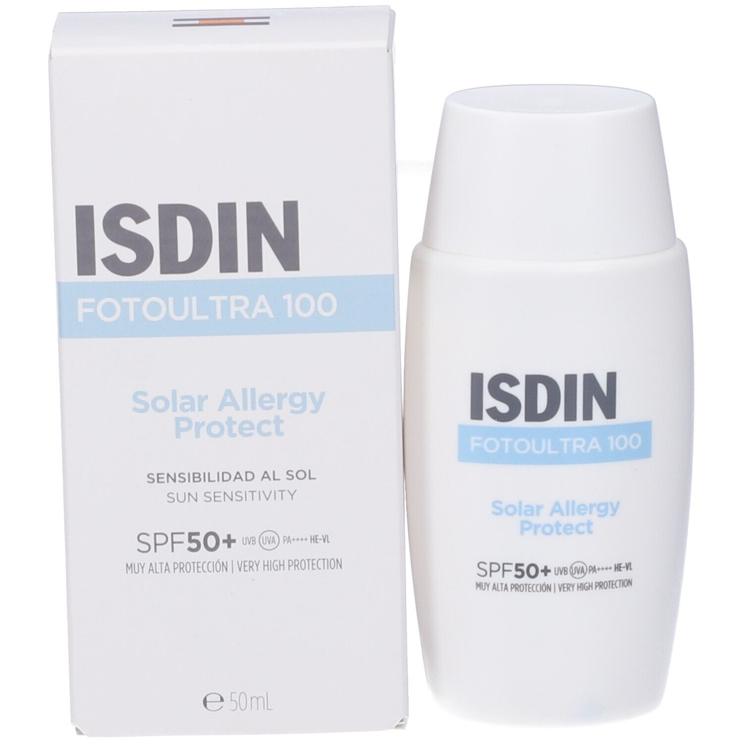 ISDIN Fotoultra 100 Solar Allergy Protect Fluido SPF 50+