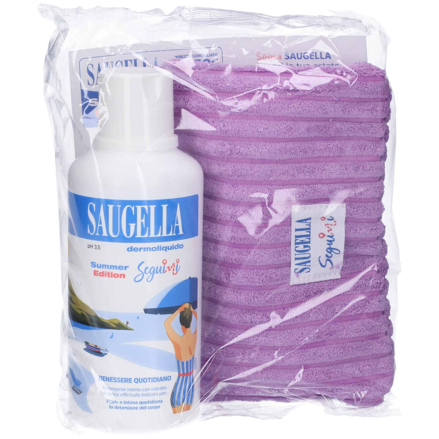 Saugella Seguimi Kit Detergente Intimo + Pochette Omaggio