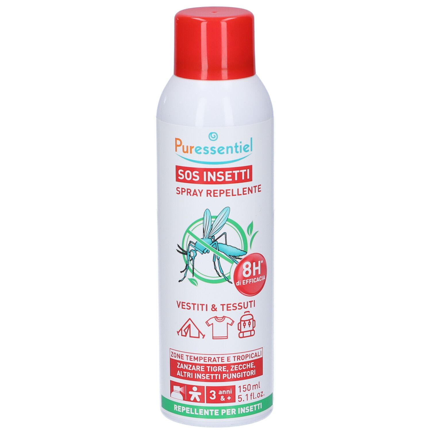 Sos Insetti Spray Repellente Vestiti&Tessuti