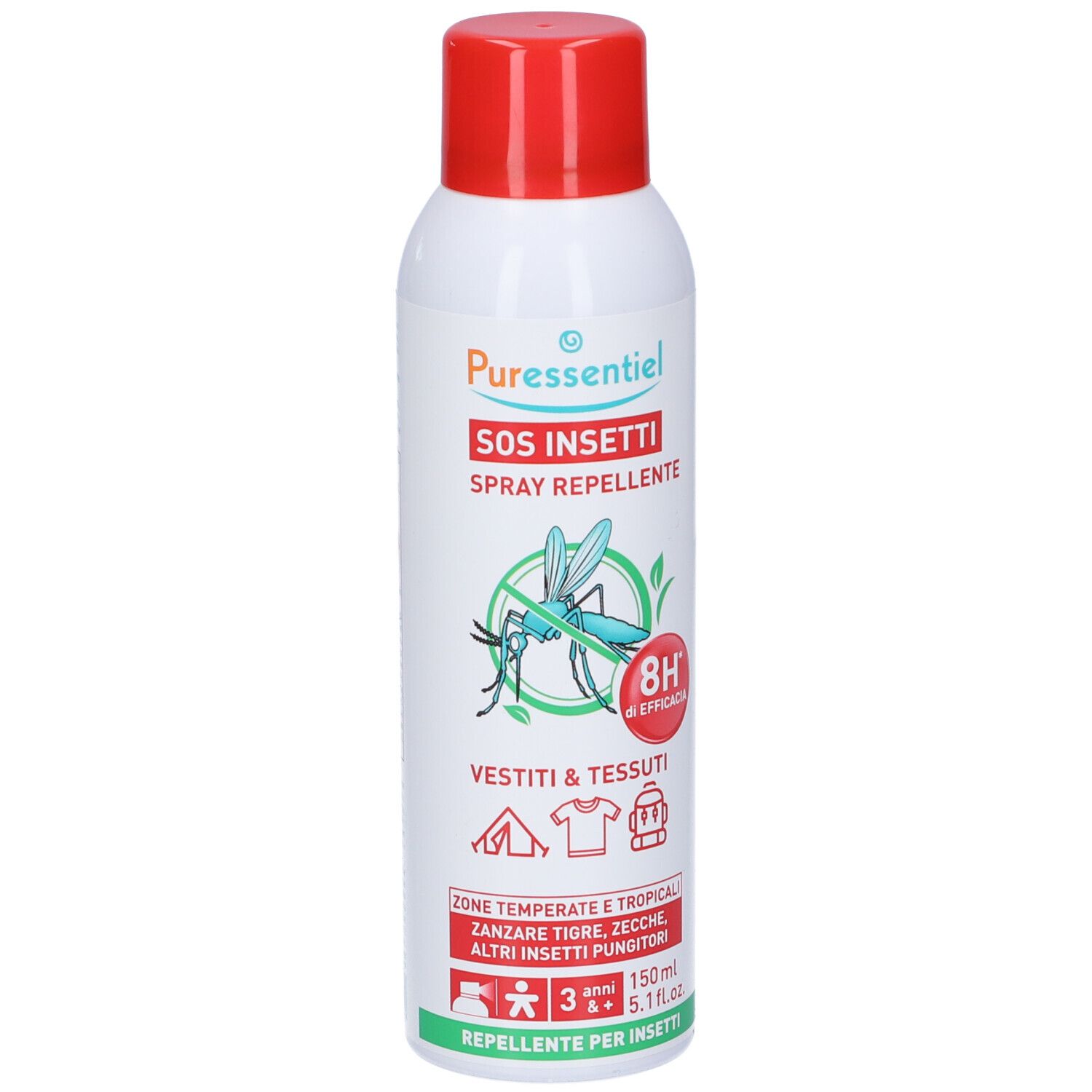 Sos Insetti Spray Repellente Vestiti&Tessuti