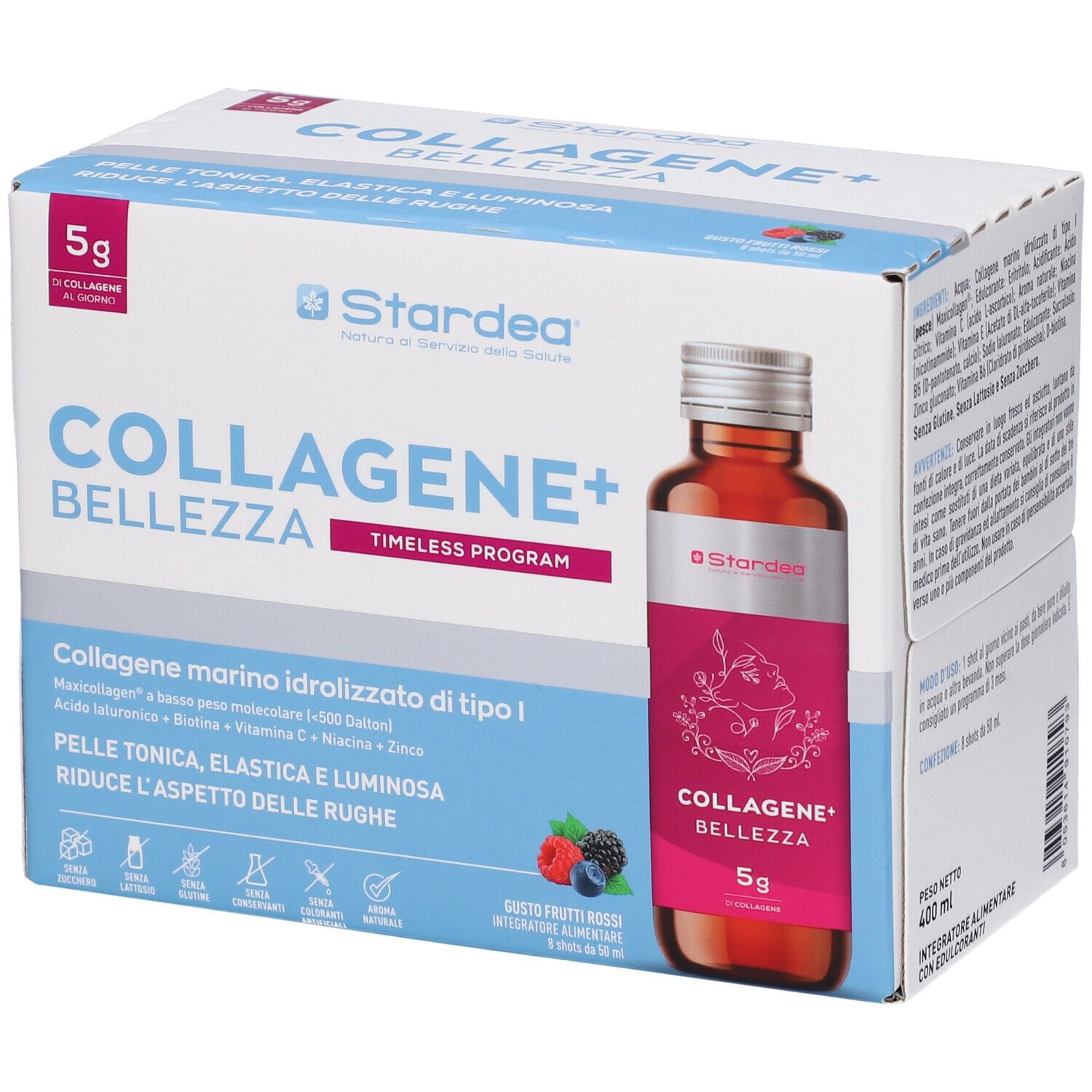 Stardea Collagene + Bellezza Shot da Bere a Base di Collagene Marino Di Tipo 1 e Acido Ialuronico - risparmia il 10% con il codice: Stardea10