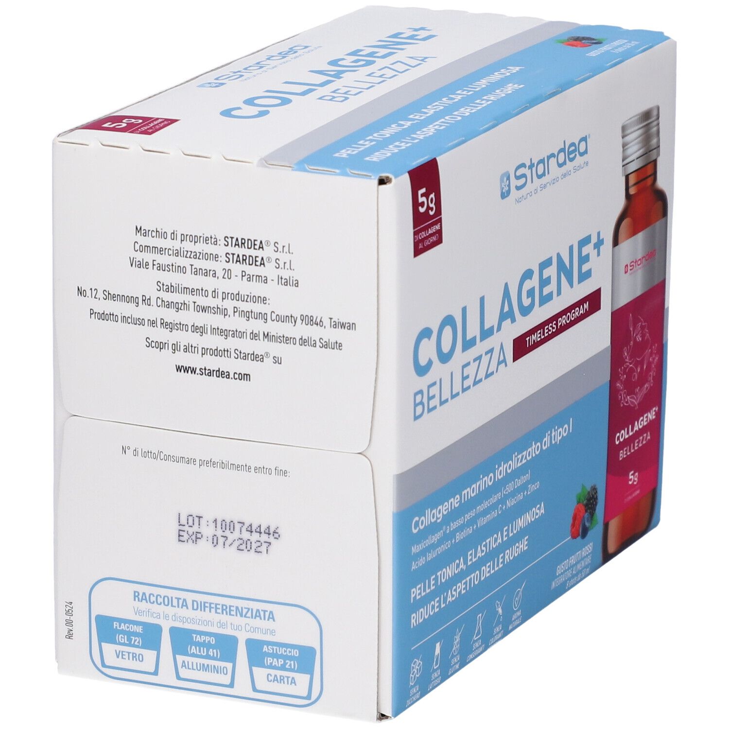 Stardea Collagene + Bellezza Shot da Bere a Base di Collagene Marino Di Tipo 1 e Acido Ialuronico - risparmia il 10% con il codice: Stardea10