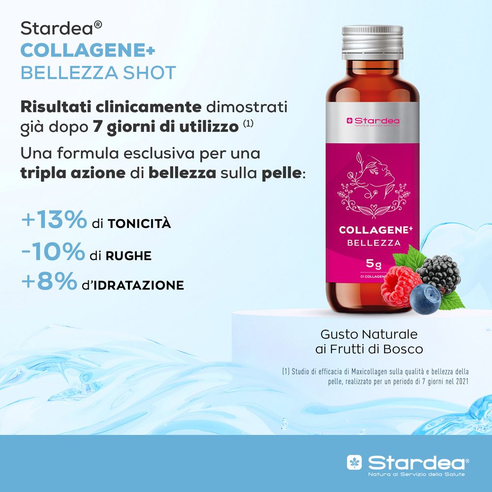 Stardea Collagene + Bellezza Shot da Bere a Base di Collagene Marino Di Tipo 1 e Acido Ialuronico - risparmia il 10% con il codice: Stardea10