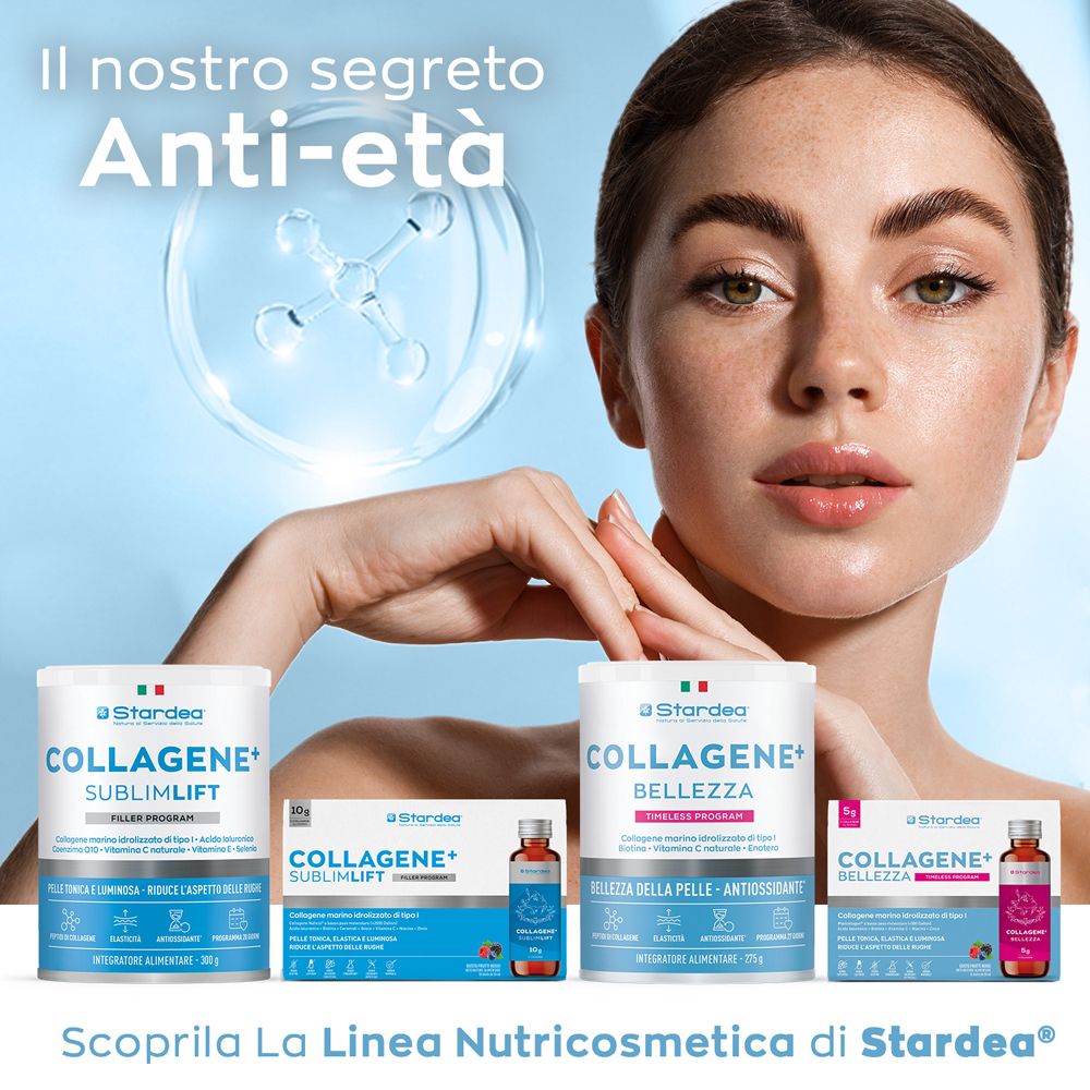 Stardea Collagene + Bellezza Shot da Bere a Base di Collagene Marino Di Tipo 1 e Acido Ialuronico - risparmia il 10% con il codice: Stardea10